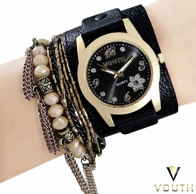 Foto 1 - Relógios braceletes femininos com pulseiras